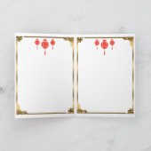 ヴィンテージシャンハイ中国ゴールデンバレービールアド カード (内部)