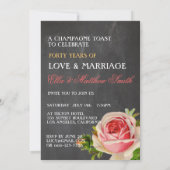 ヴィンテージシャンパンバラシャルボード記念日 招待状 (裏面)