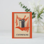 ヴィンテージシャンパンパーティー ポストカード (スタンド正面)