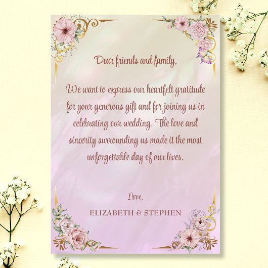 ヴィンテージシャンパンピオニサンキューカード サンキューカード