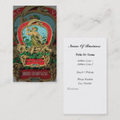 ヴィンテージシャンパン名刺 名刺 (正面/裏面)