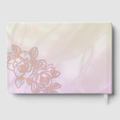 ヴィンテージシャンパン結婚プオンズフォイルゲストブック ゲストブック (裏面)