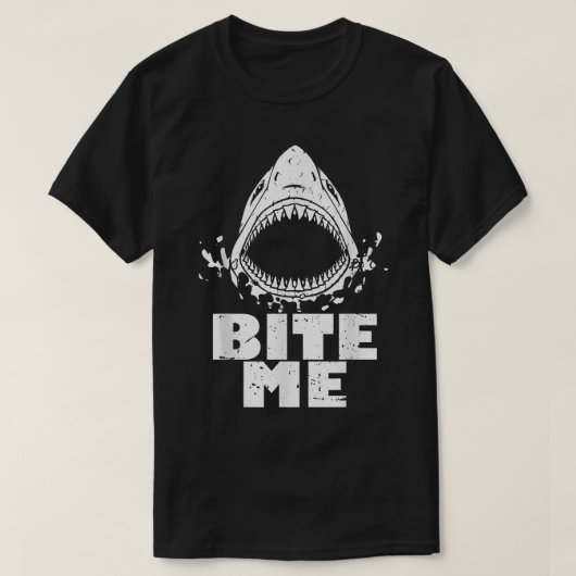 ヴィンテージシャークビットメシャーク Tシャツ (デザイン正面)