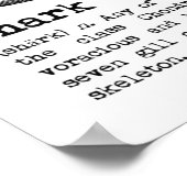 ヴィンテージシャークビーチキングとシャーク定義 ポスター (角)