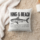 ヴィンテージシャークビーチキング クッション (ブランケット)