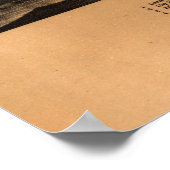 ヴィンテージシャーブルックキューベックカナダの地図(1881) ポスター (角)