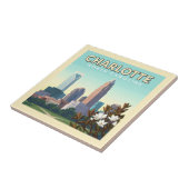 ヴィンテージシャーロッテノースカロライナ タイル (側面)