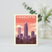 ヴィンテージシャーロッテノースカロライナ ポストカード (スタンド正面)