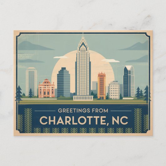 ヴィンテージシャーロット葉書 | ご挨拶 ポストカード (正面)