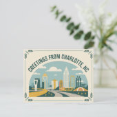 ヴィンテージシャーロット葉書 | ご挨拶 ポストカード (スタンド正面)