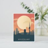 ヴィンテージシュトゥットガルトドイツトラベルアルマーニュ ポストカード (スタンド正面)