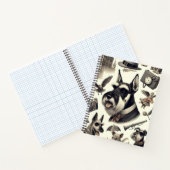 ヴィンテージシュナウザー ノートブック (内部)