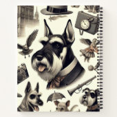 ヴィンテージシュナウザー ノートブック (裏面)