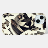 ヴィンテージシュナウザー Case-Mate iPhoneケース (裏面 (横))