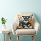 ヴィンテージシュナ絵を描ーザー クッション (椅子)