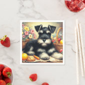 ヴィンテージシュナ絵を描ーザー スタンダードカクテルナプキン (インサイチュ)