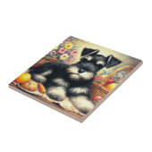 ヴィンテージシュナ絵を描ーザー タイル (側面)