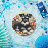 ヴィンテージシュナ絵を描ーザー ペーパープレート (パーティー)