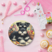 ヴィンテージシュナ絵を描ーザー ペーパープレート (パーティー)