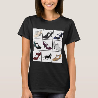 ヴィンテージシューズ (カラフル) Tシャツ