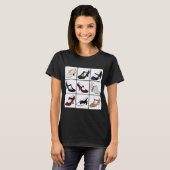 ヴィンテージシューズ (カラフル) Tシャツ (正面フル)