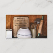 ヴィンテージショップ/ベーキングショップの名刺 名刺 (裏面)