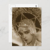 ヴィンテージショーガール ポストカード (正面/裏面)