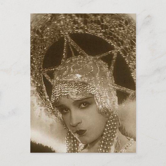 ヴィンテージショーガール ポストカード (正面)