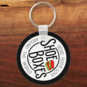 ヴィンテージショーボックスパーティーキーチェーン キーホルダー (正面)