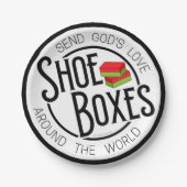 ヴィンテージショーボックスパーティー紙プレート ペーパープレート (正面)