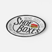 ヴィンテージショーボックスパーティー紙プレート ペーパープレート (アングル)