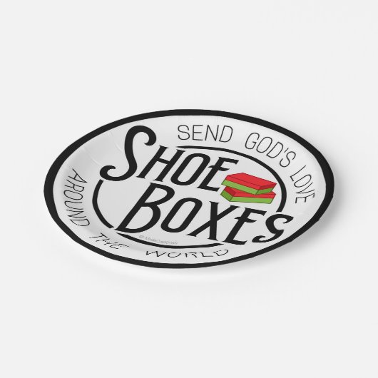 ヴィンテージショーボックスパーティー紙プレート ペーパープレート (アングル)