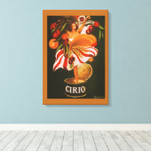 ヴィンテージシリオさくらんぼ イタリアン キャンバスプリント (インサイチュ (ウッドフロア))