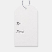 ヴィンテージシルエットウィメンズインハットパーソナル ギフトタグ (裏面)