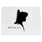 ヴィンテージシルエットウィメンズインハットパーソナル ラージペーパーバッグ (正面)