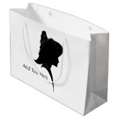 ヴィンテージシルエットウィメンズインハットパーソナル ラージペーパーバッグ (裏面アングル)