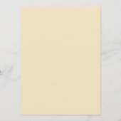 ヴィンテージシルエットフローラ結婚式 プログラムカード プログラム (裏面)