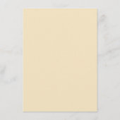 ヴィンテージシルエット結婚フローラの挿入カード エンクロージャーカード (裏面)