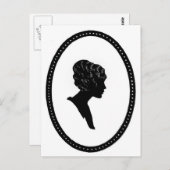 ヴィンテージシルエット ポストカード (正面/裏面)