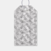 ヴィンテージシルバーと金ゴールドマーメイド ギフトタグ (裏面)