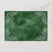 ヴィンテージシルバーエメラルドグリーンウォーター詳細 エンクロージャーカード (裏面)