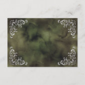 ヴィンテージシルバーオリーブグリーンウォーター詳細 エンクロージャーカード (裏面)