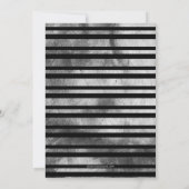 ヴィンテージシルバーカブトムシ気球が卒業で運転 招待状 (裏面)