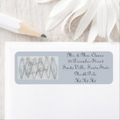 ヴィンテージシルバーガラスクリスマスボールレトロな休日 ラベル (インサイチュ)