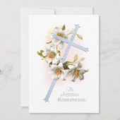 ヴィンテージシルバークロスとイースターリリー シーズンカード (正面)