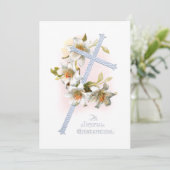 ヴィンテージシルバークロスとイースターリリー シーズンカード (スタンド正面)