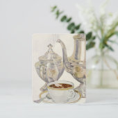 ヴィンテージシルバーコーヒーサービス (スタンド正面)