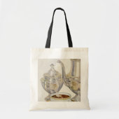 ヴィンテージシルバーコーヒーサービス トートバッグ (正面)