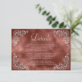 ヴィンテージシルバーシナモンラストウォーターカラー詳細 エンクロージャーカード (スタンド正面)