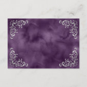 ヴィンテージシルバーパープルウォーターカラー詳細 エンクロージャーカード (裏面)
